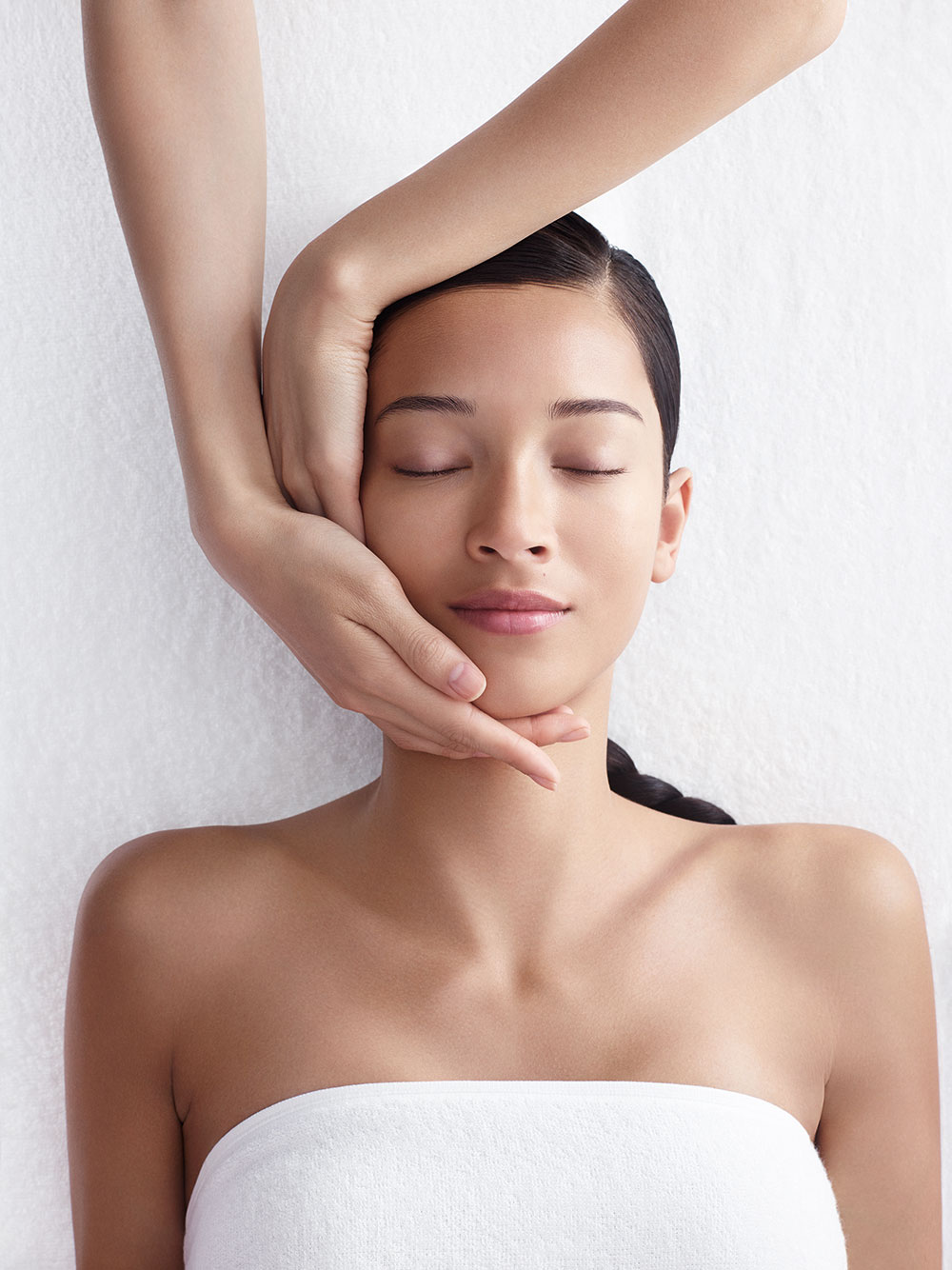 Clarins signature face and body treatments for complete relaxation and skin rejuvenation.