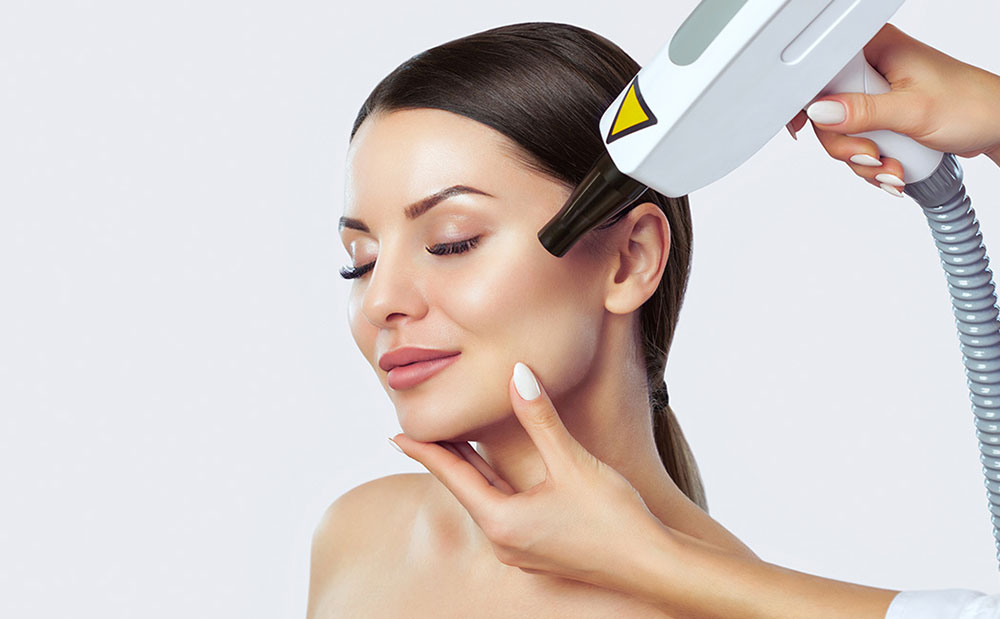 Forma and Fractora skin rejuvenation treatment to tighten skin and improve texture.
