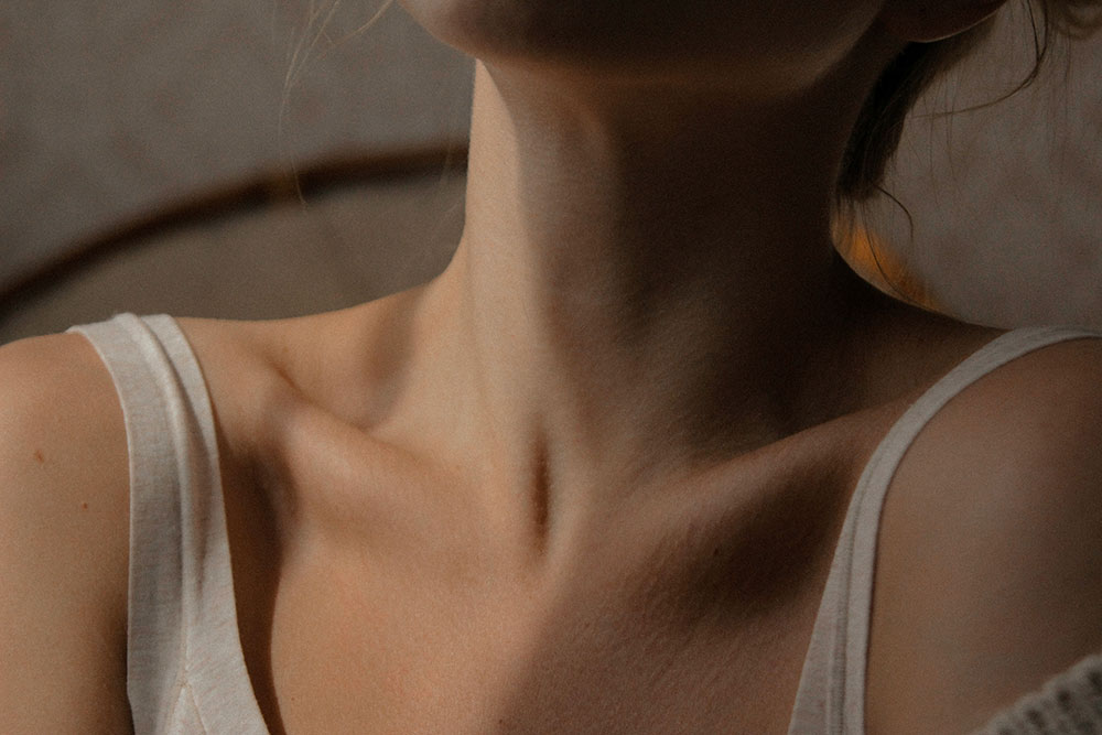 Pollogen radio frequency treatment to tighten skin and stimulate collagen production.